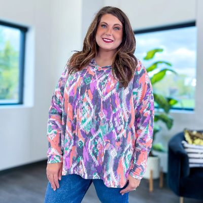 Tribal Print Oversized Hoodie sold by ZZs