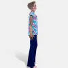 Multi Floral Lizzy Short Sleeve Top sold by ZZs