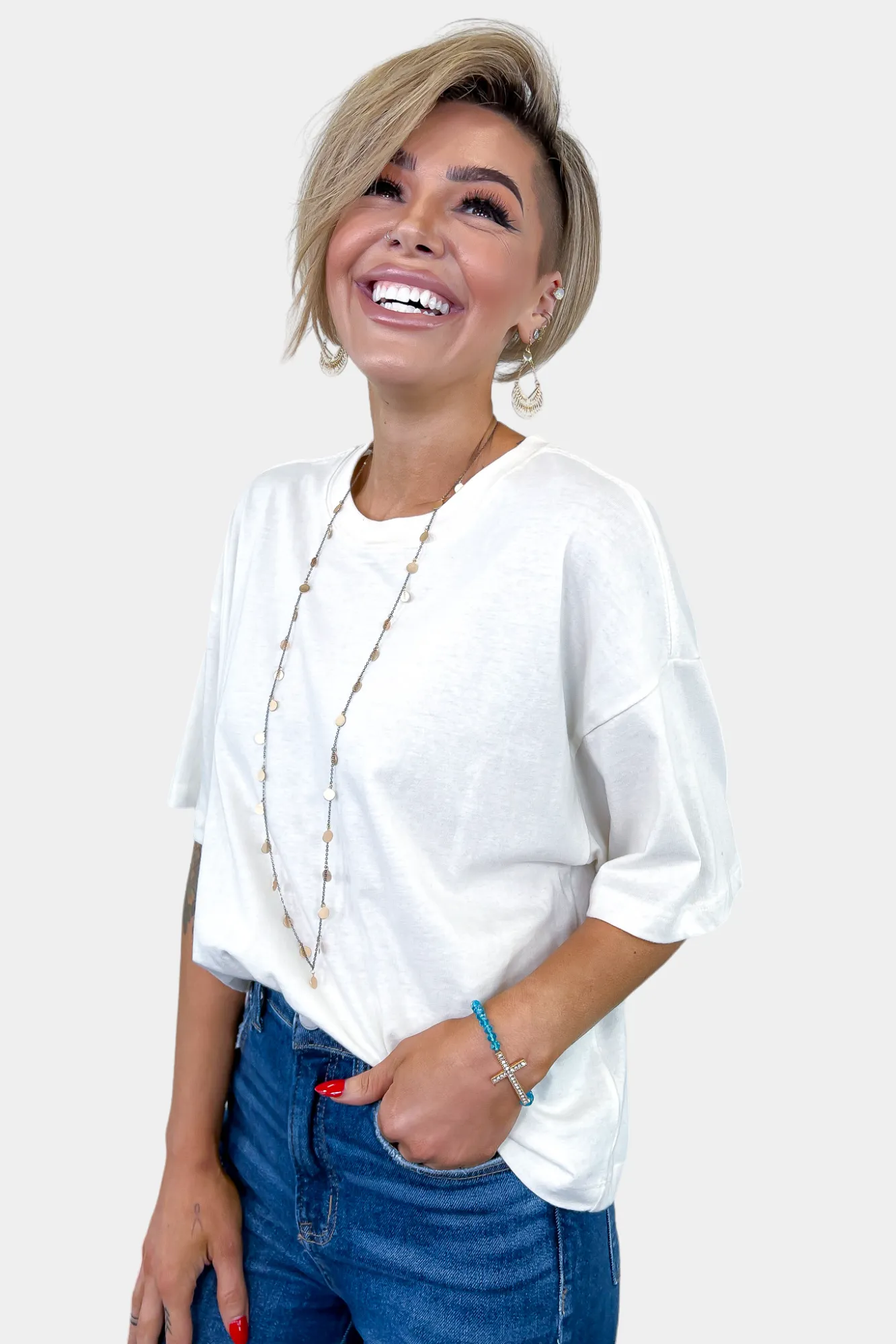 Simple Cross Stretch Bracelet sold by ZZs product image thumbnail 3