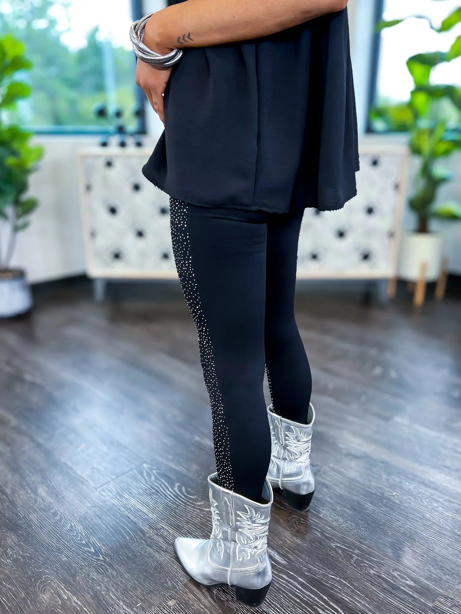 Bling Bling Leggings | Silver sold by ZZs product image thumbnail 4