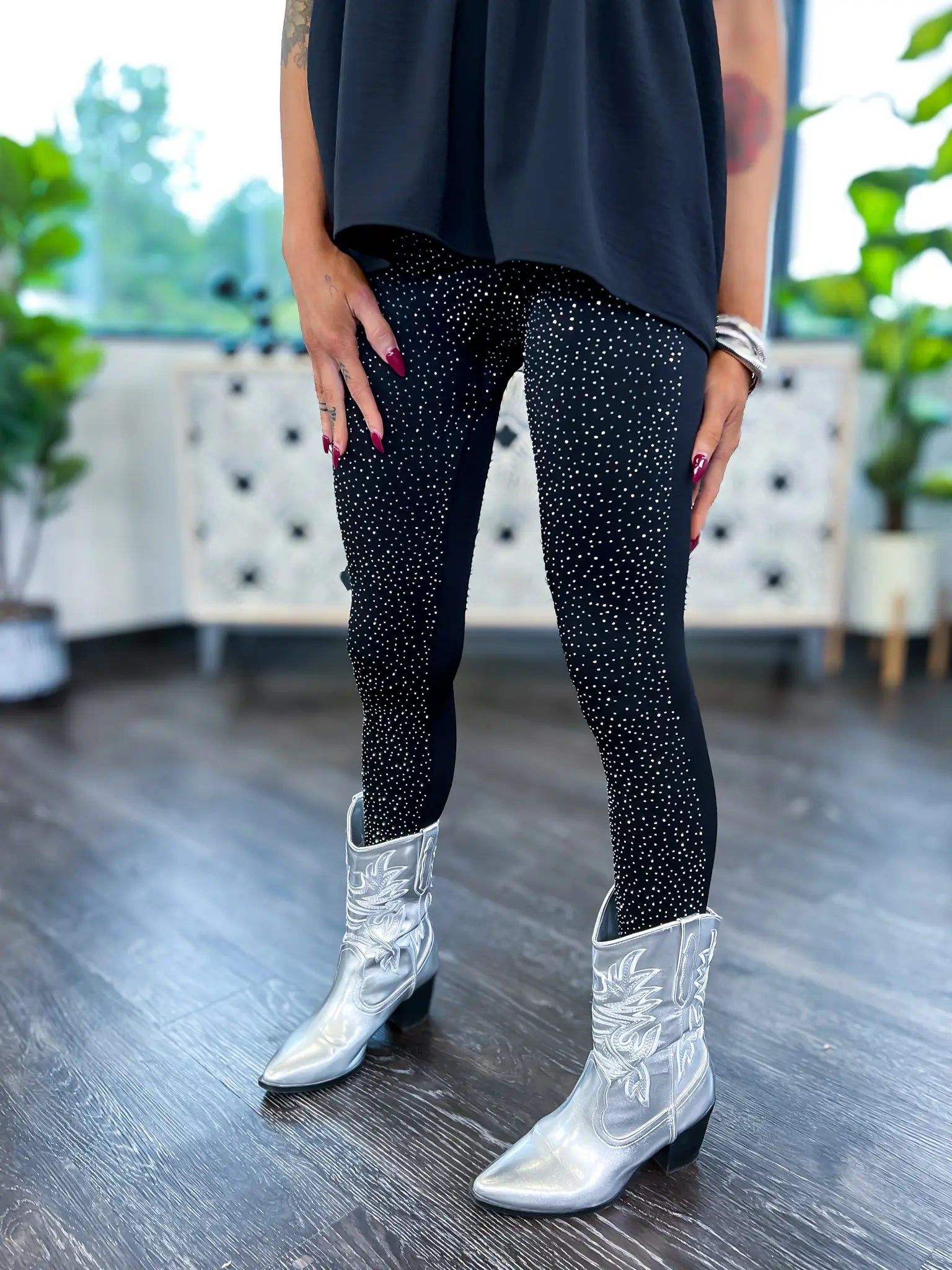 Bling Bling Leggings | Silver sold by ZZs product image thumbnail 3