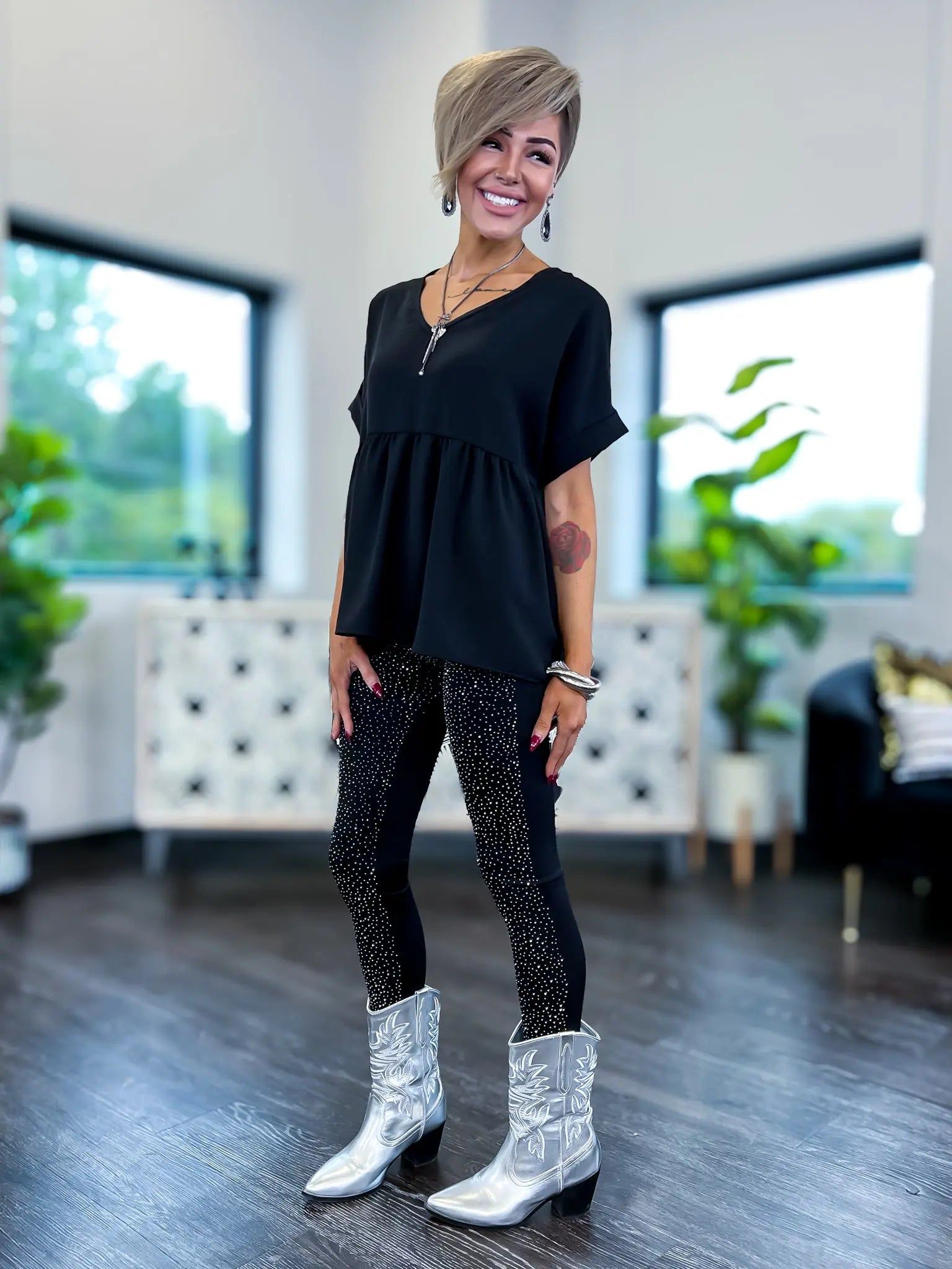 Bling Bling Leggings | Silver sold by ZZs product image thumbnail 5