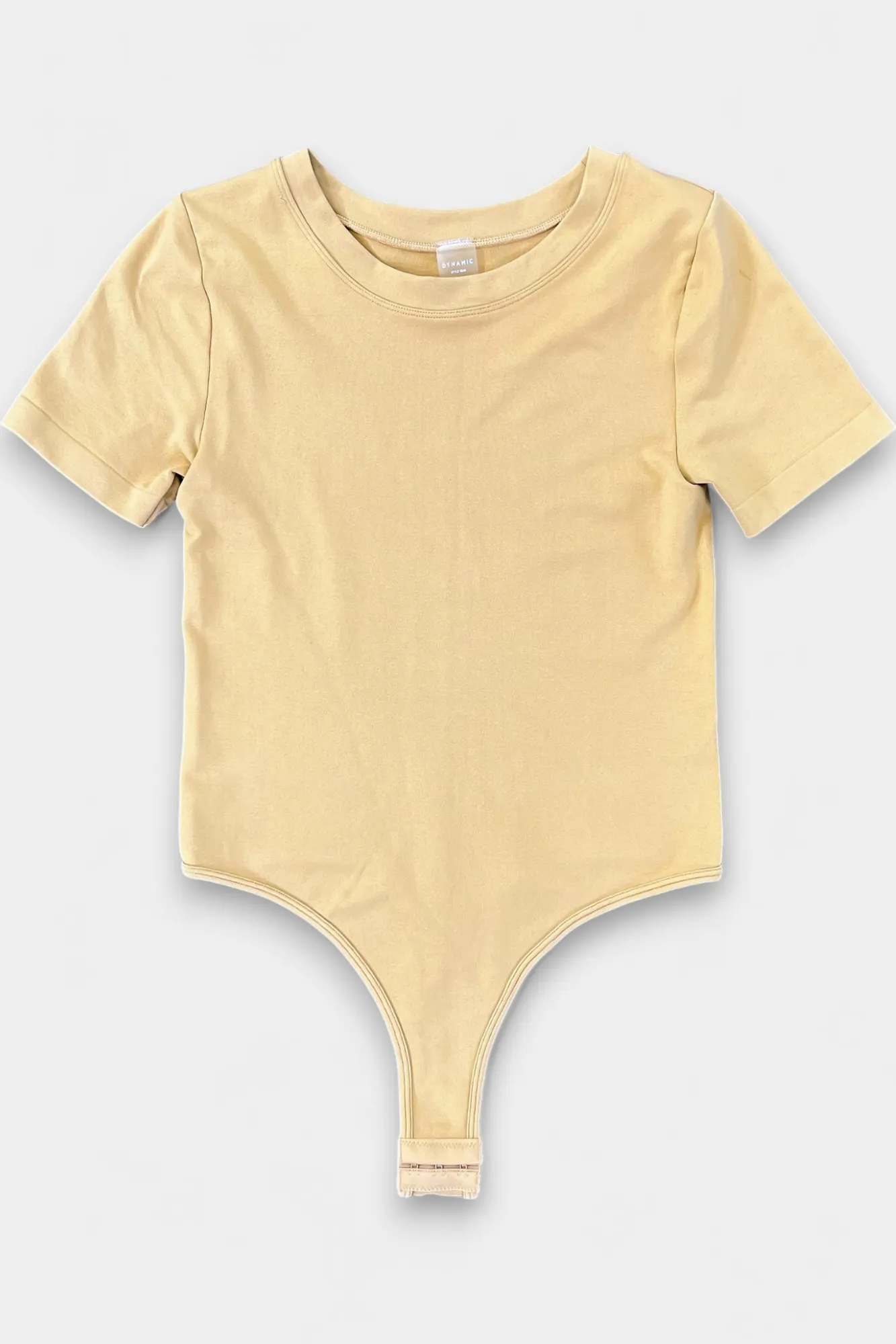 Brown Short Sleeve Smooth Bodysuit sold by ZZs