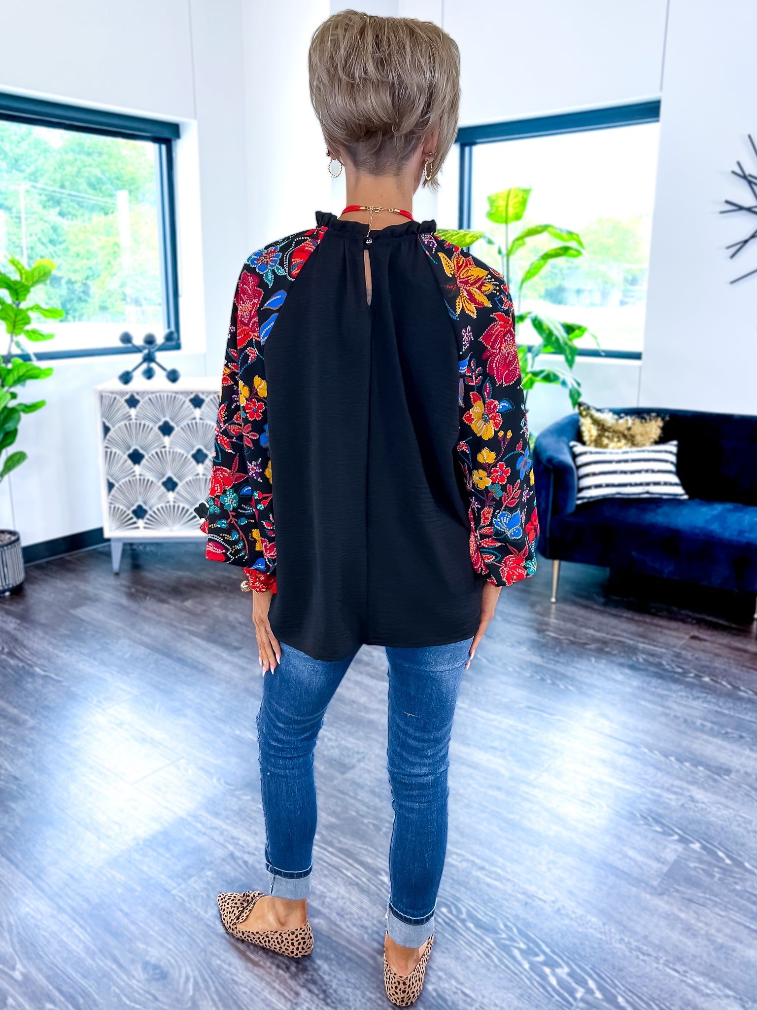 Frilled Top | Floral sold by ZZs product image thumbnail 4