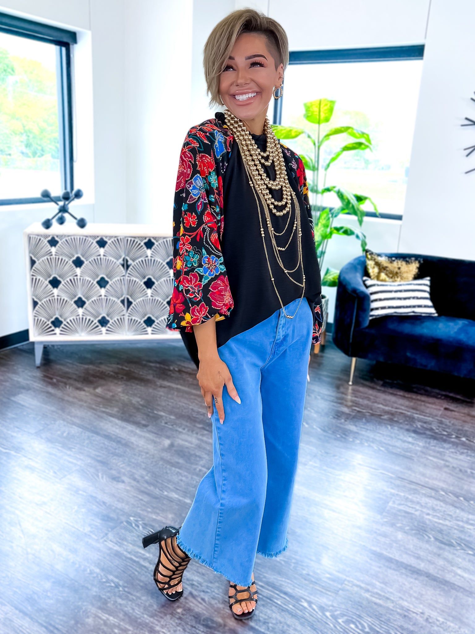 Frilled Top | Floral sold by ZZs product image thumbnail 2