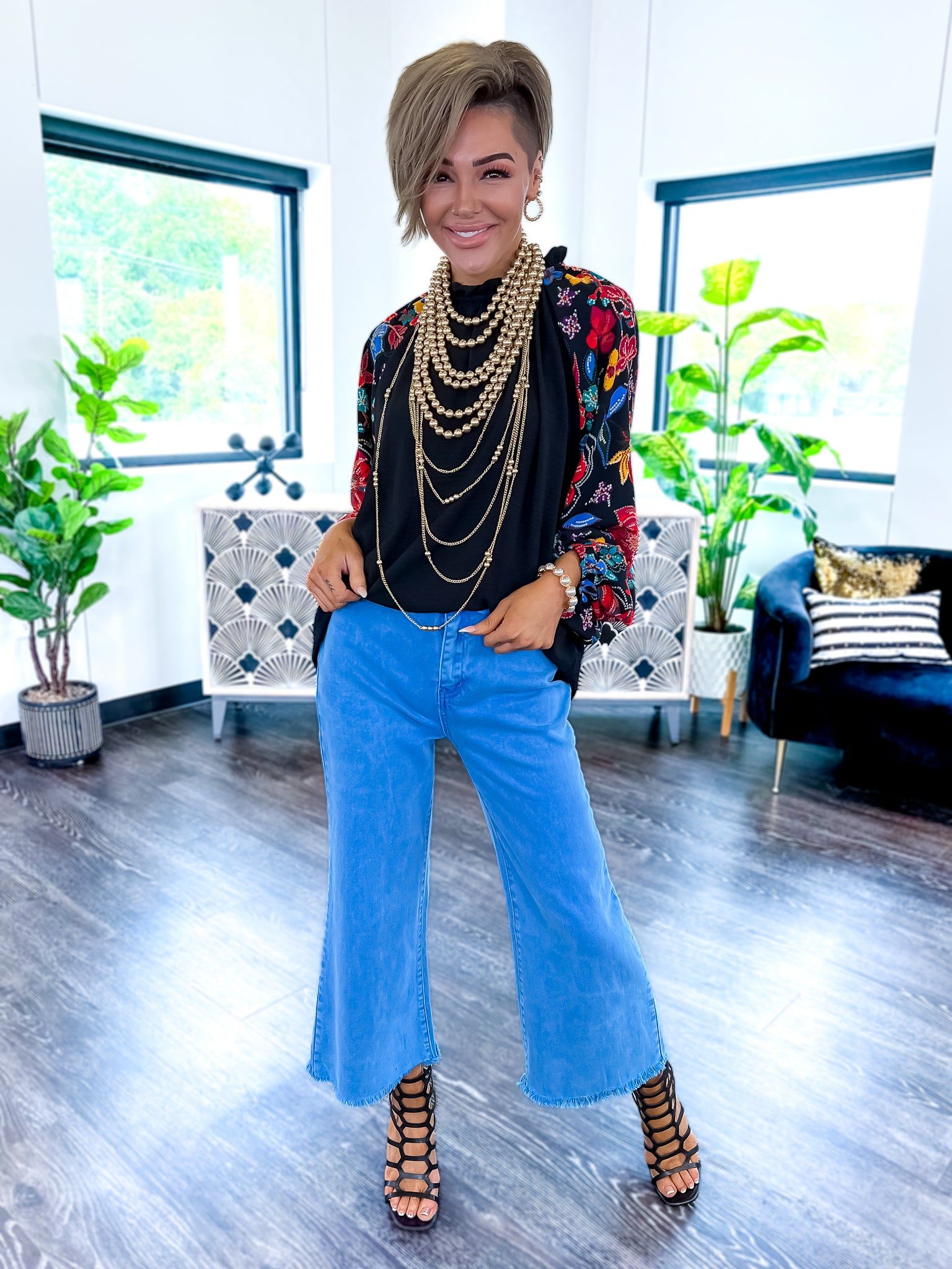 Frilled Top | Floral sold by ZZs product image thumbnail 5