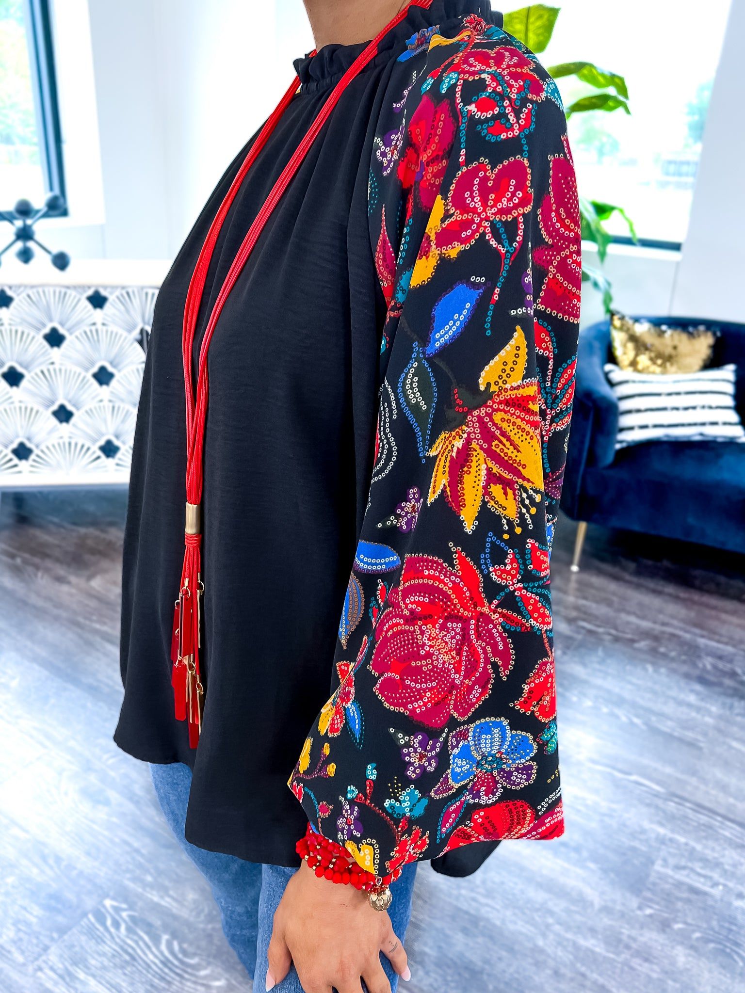 Frilled Top | Floral sold by ZZs product image thumbnail 6