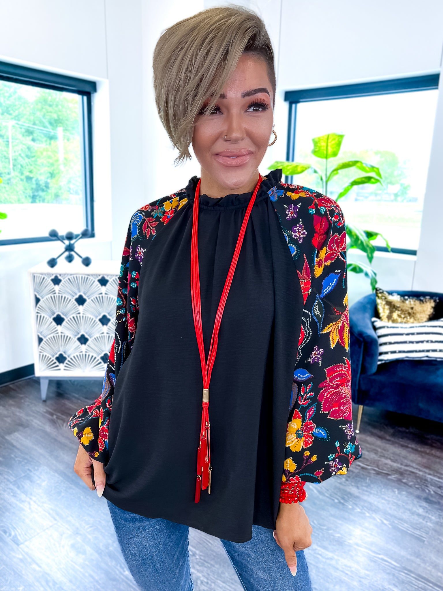 Frilled Top | Floral sold by ZZs product image thumbnail 10