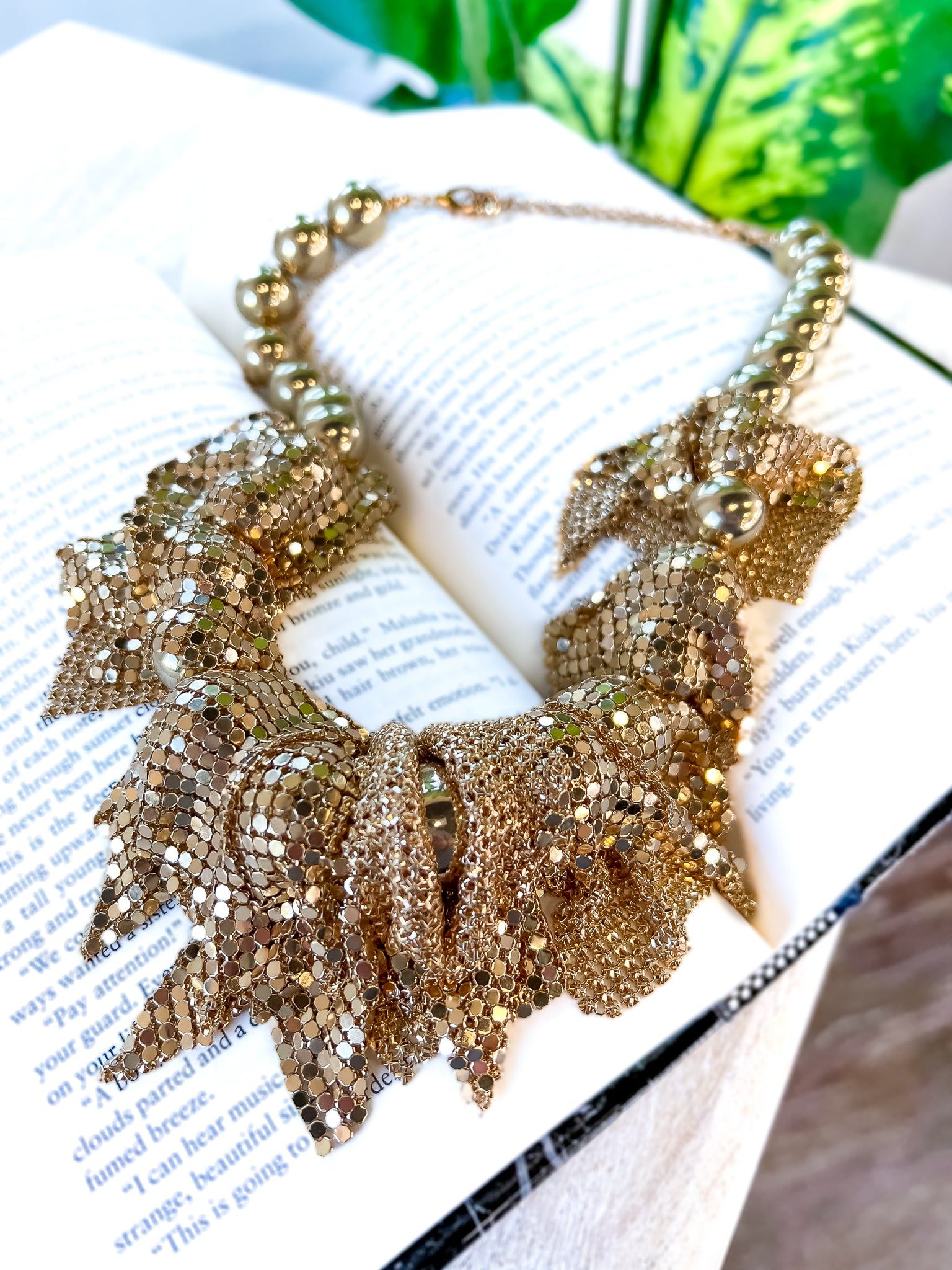 Mesh Chain Necklace | Gold sold by ZZs product image thumbnail 4