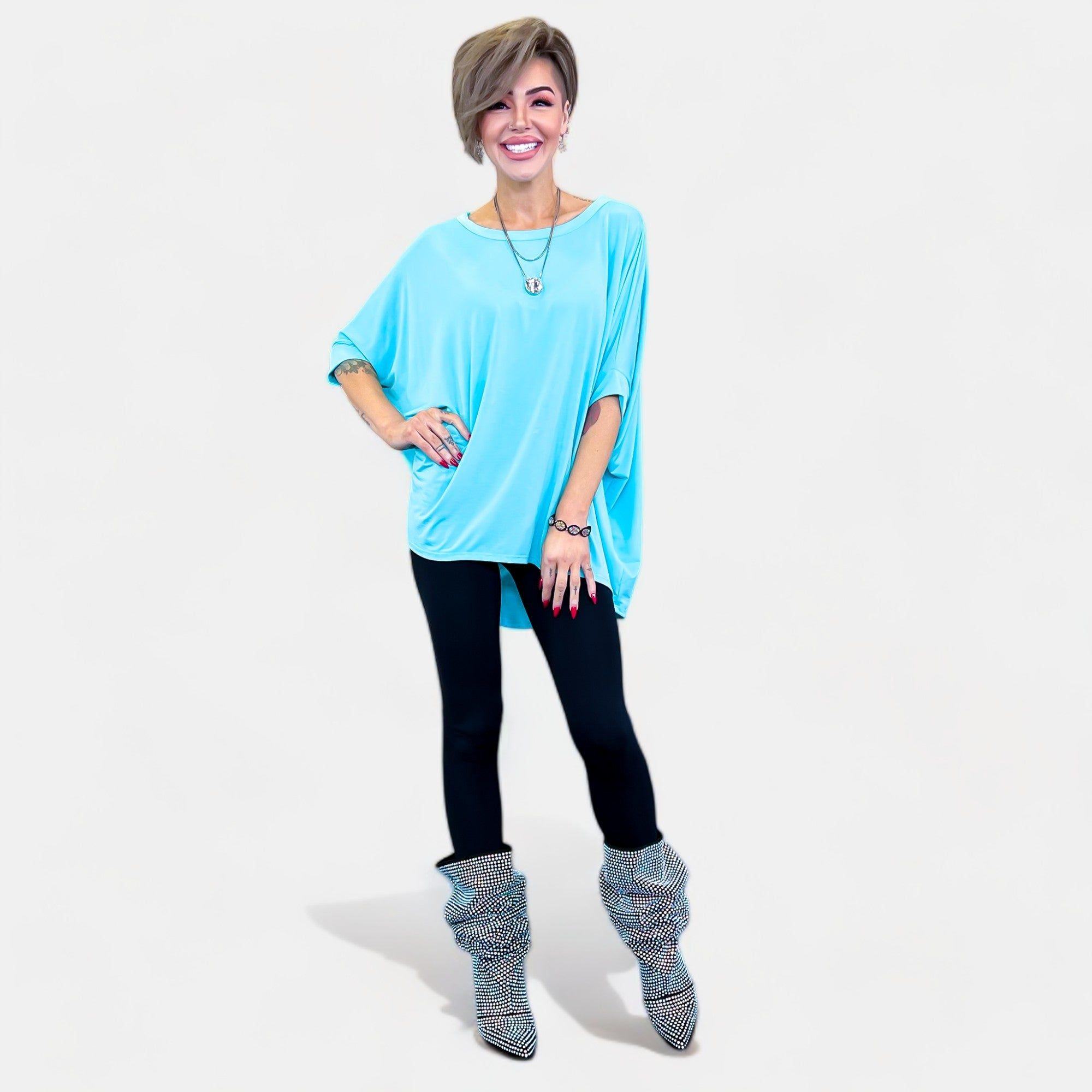 Neon Blue Essential Top sold by ZZs product image thumbnail 3