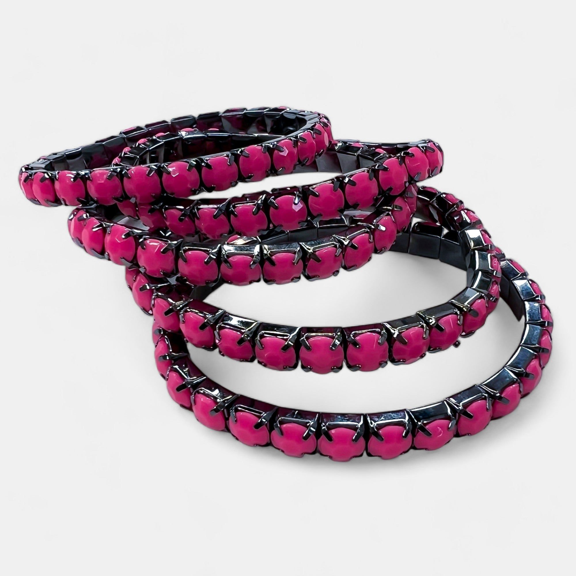 Pink Stone Stretch Bracelets sold by ZZs product image thumbnail 4