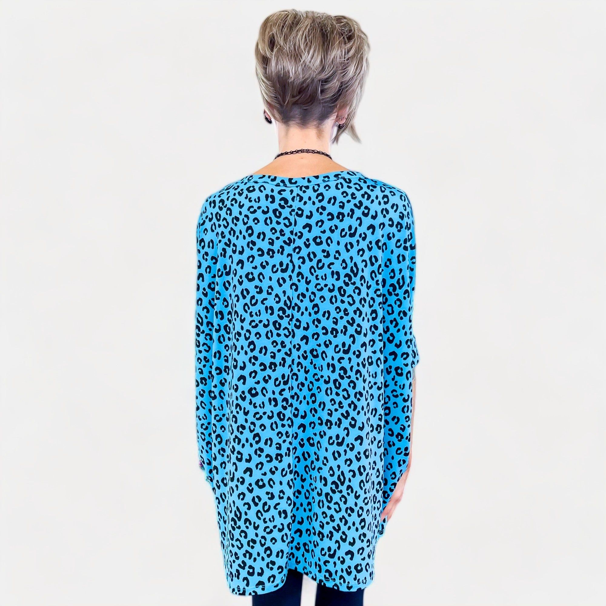 Teal Leopard Essential Top sold by ZZs product image thumbnail 5