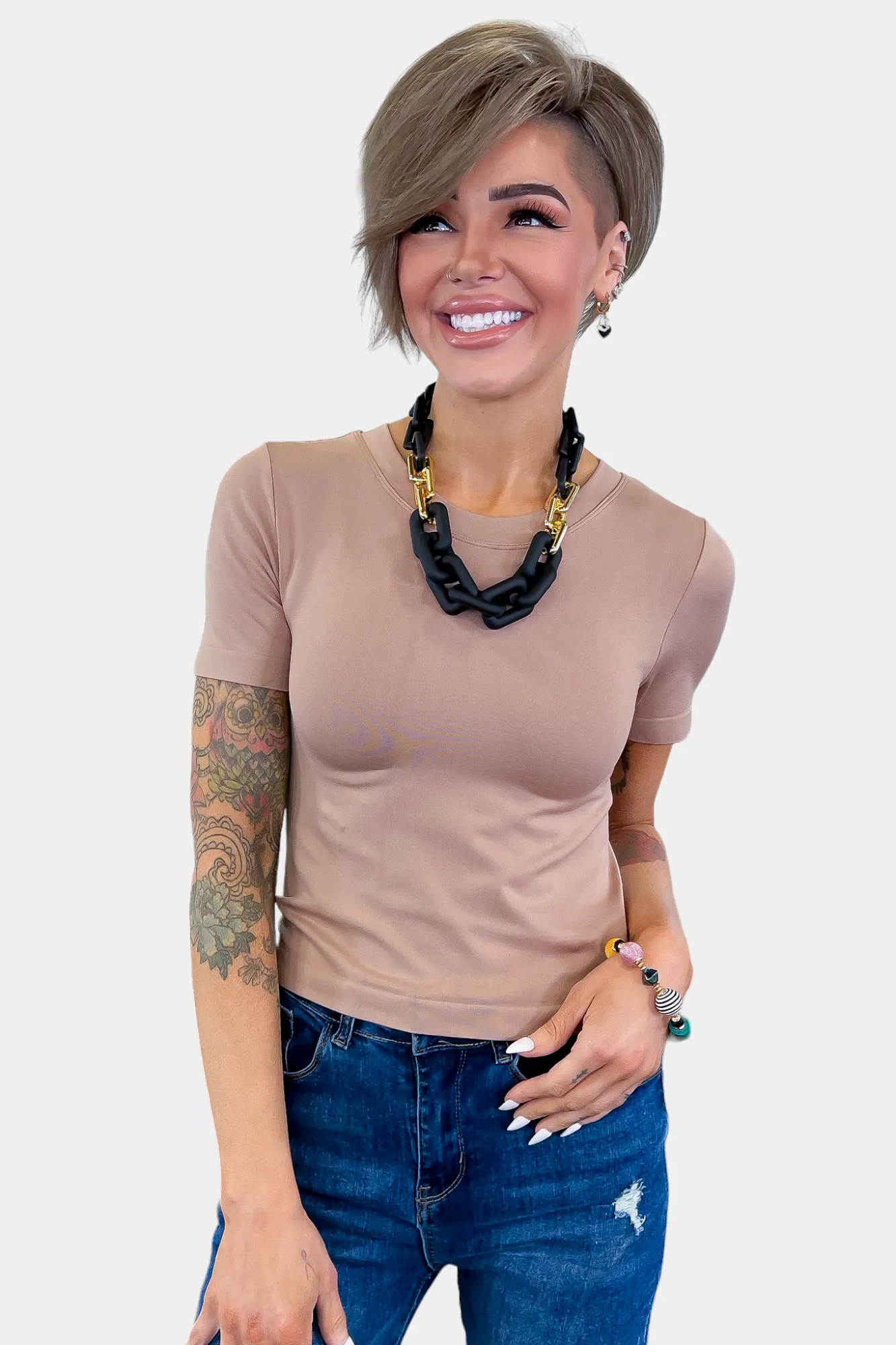 Seamless Short Sleeve Top sold by ZZs