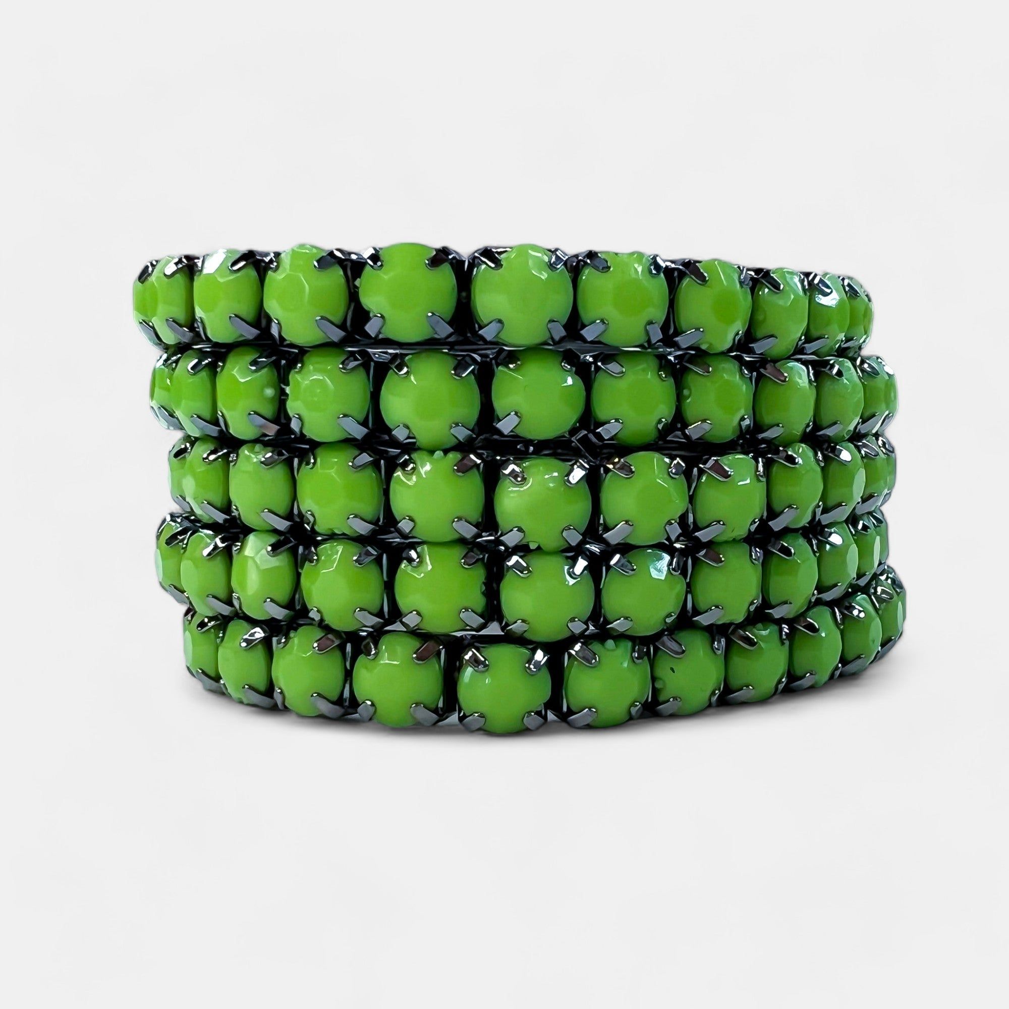 Green Stone Stretch Bracelets sold by ZZs product image thumbnail 4