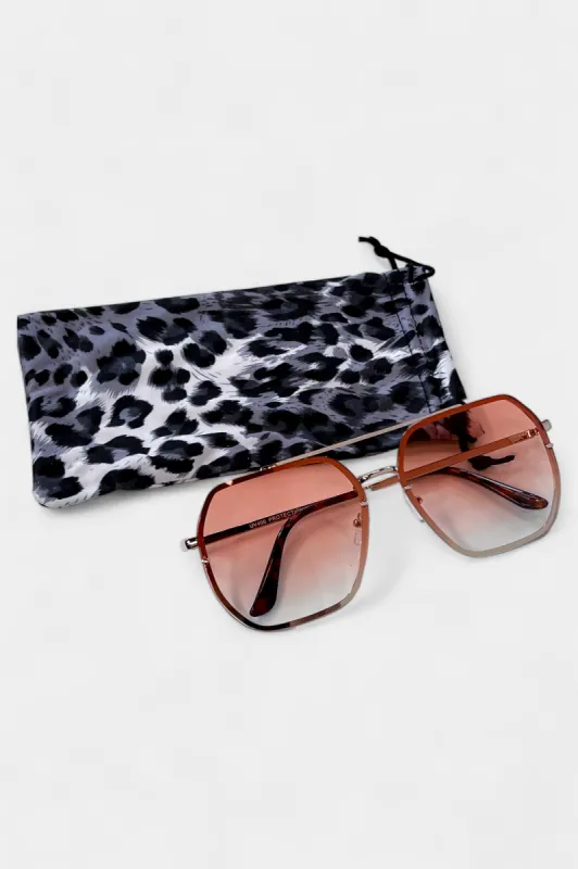 Pink Brow Bar Sunglasses sold by ZZs