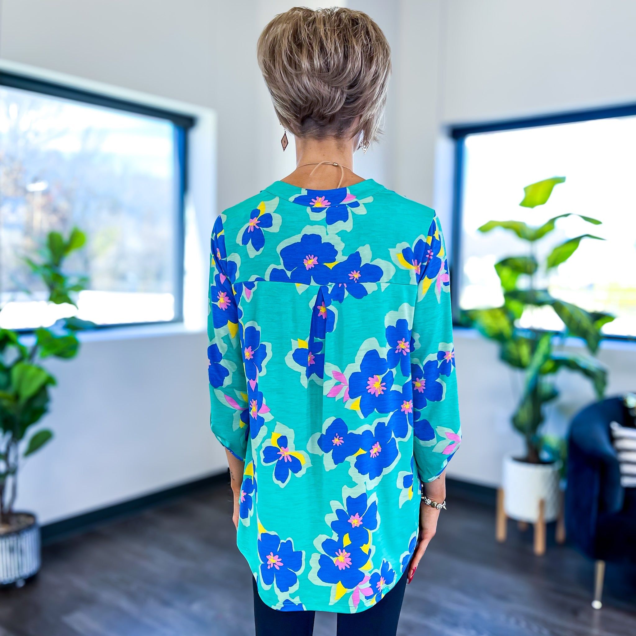 Emerald Floral Lizzy Top sold by ZZs product image thumbnail 5