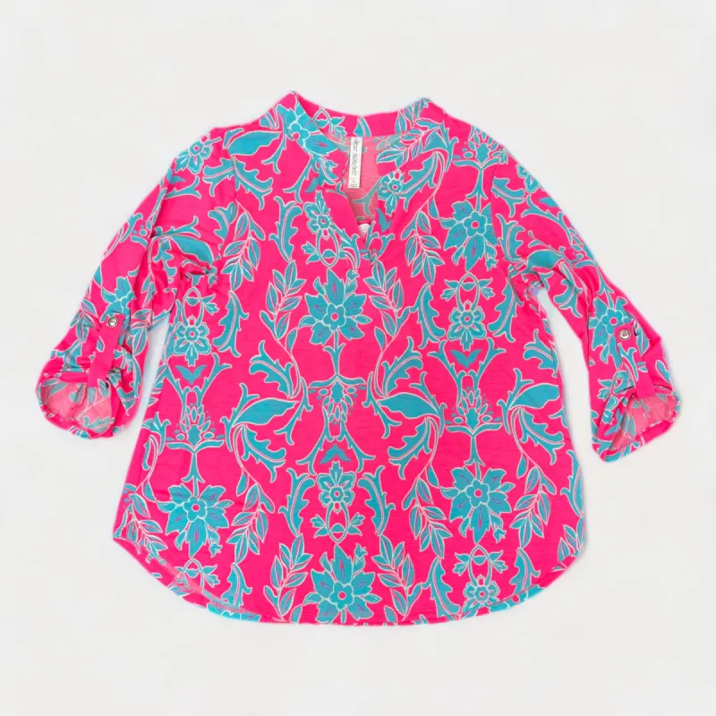 Mint & Pink Spring Lizzy Top [NO RETURNS] sold by ZZs