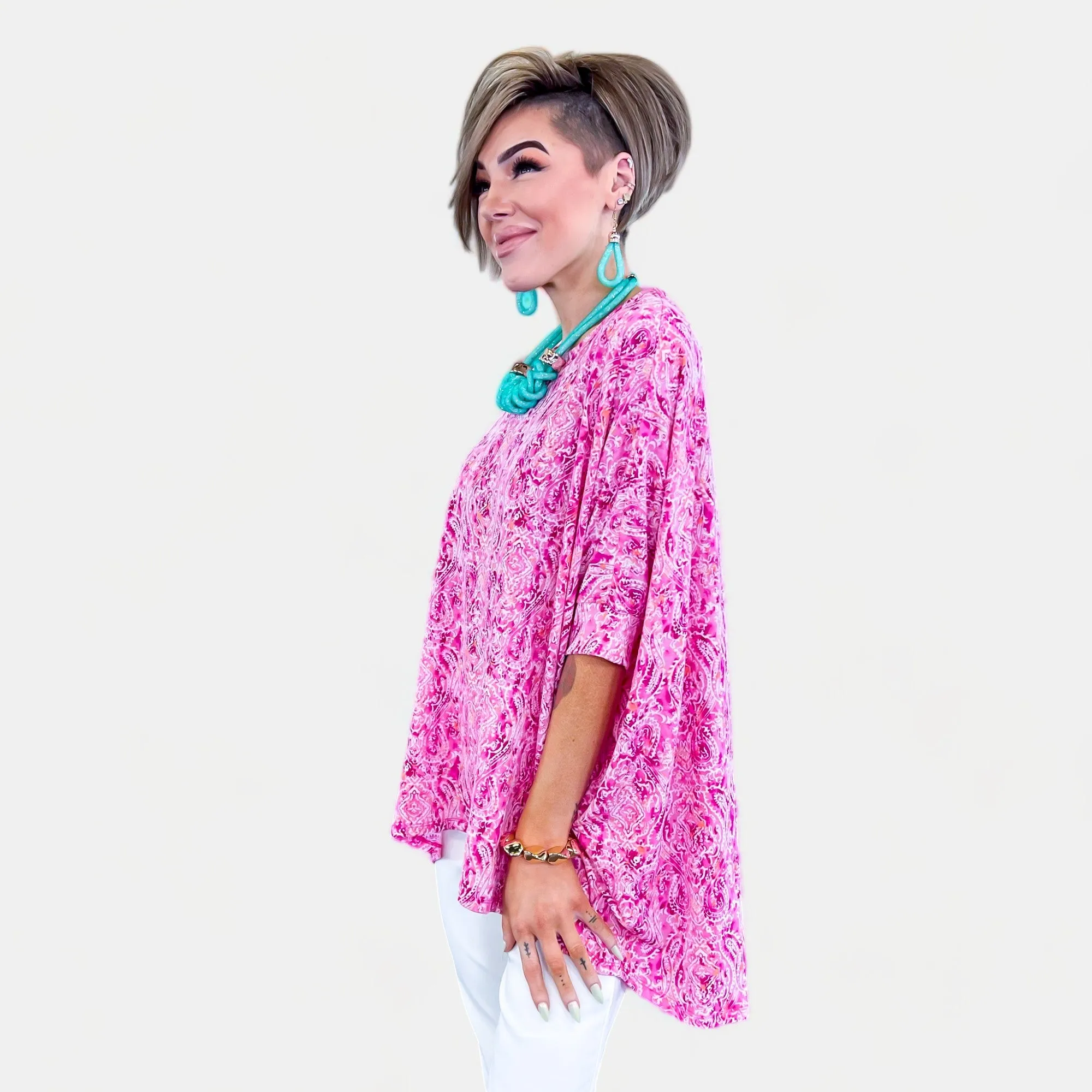 Fuchsia Abstract Essential Top sold by ZZs product image thumbnail 4