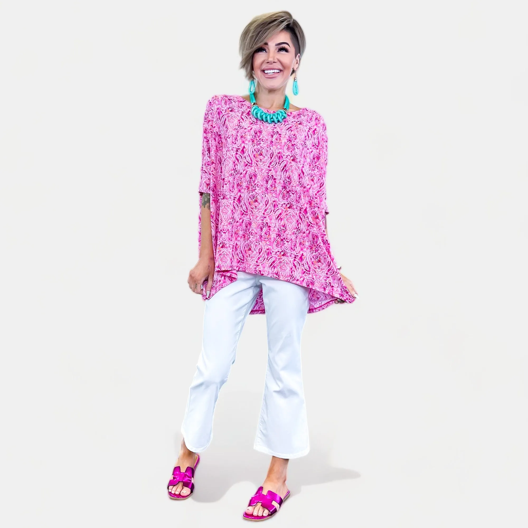 Fuchsia Abstract Essential Top sold by ZZs product image thumbnail 3