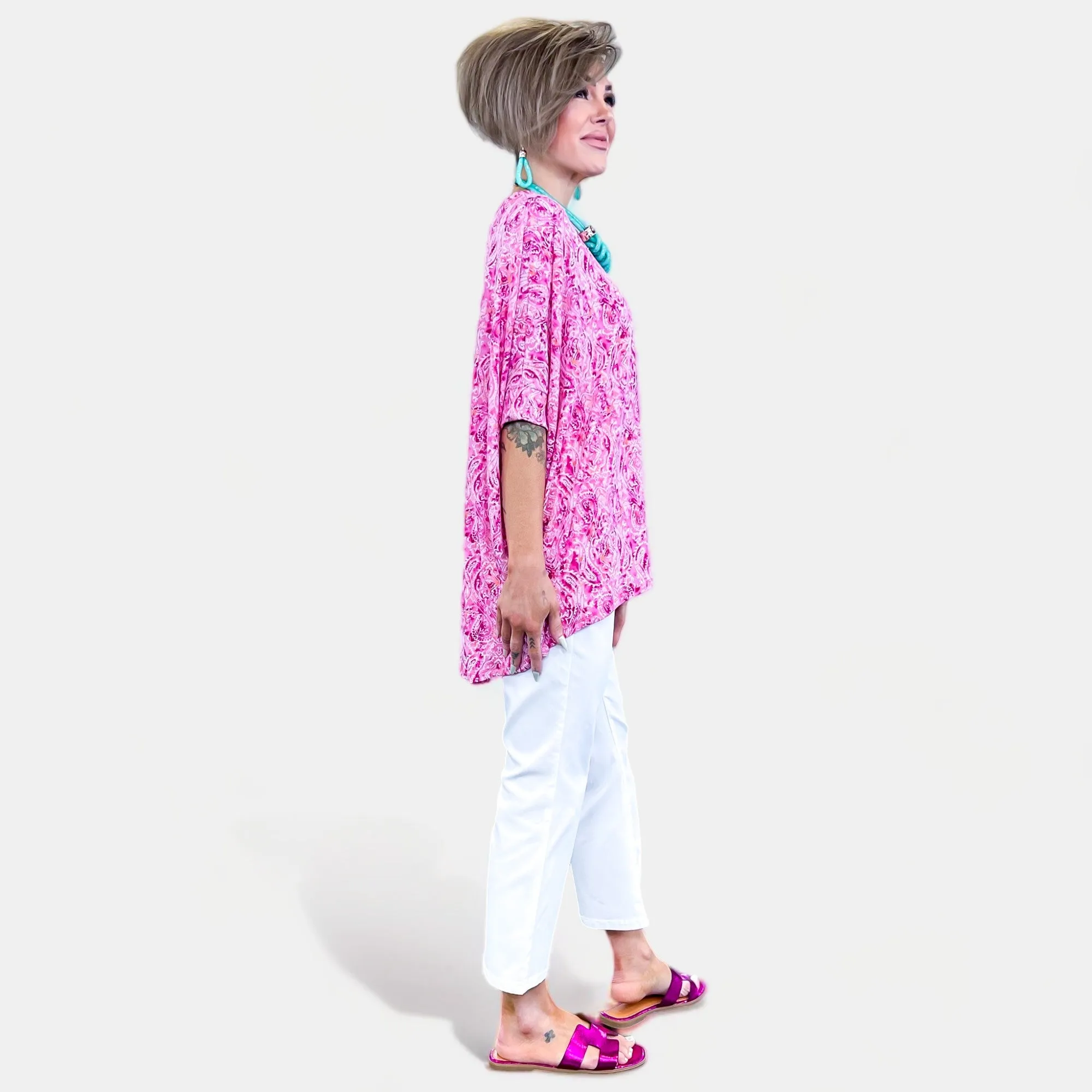 Fuchsia Abstract Essential Top sold by ZZs product image thumbnail 5