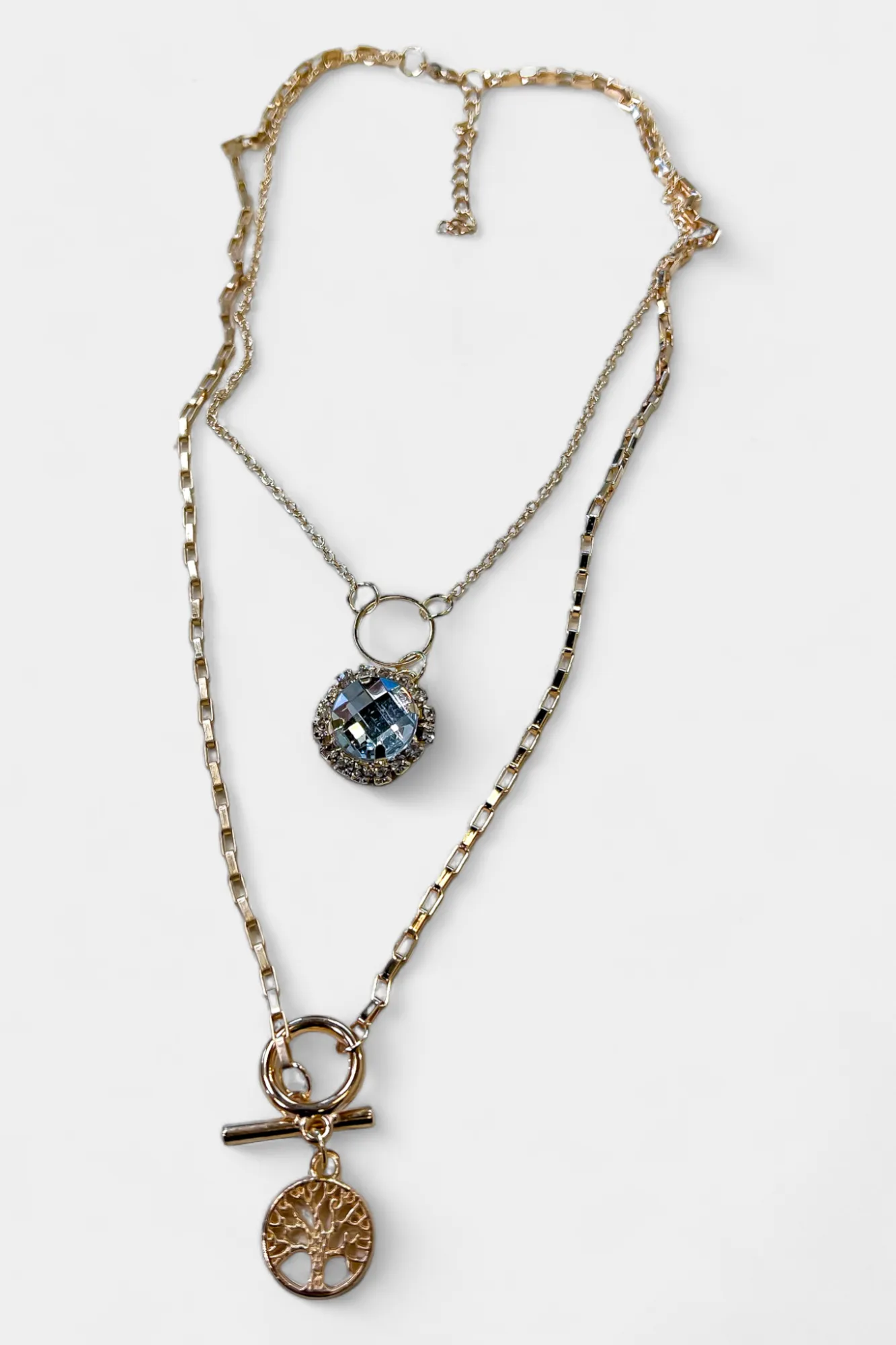 Gold Tree of Life Stone Necklace sold by ZZs product image thumbnail 2