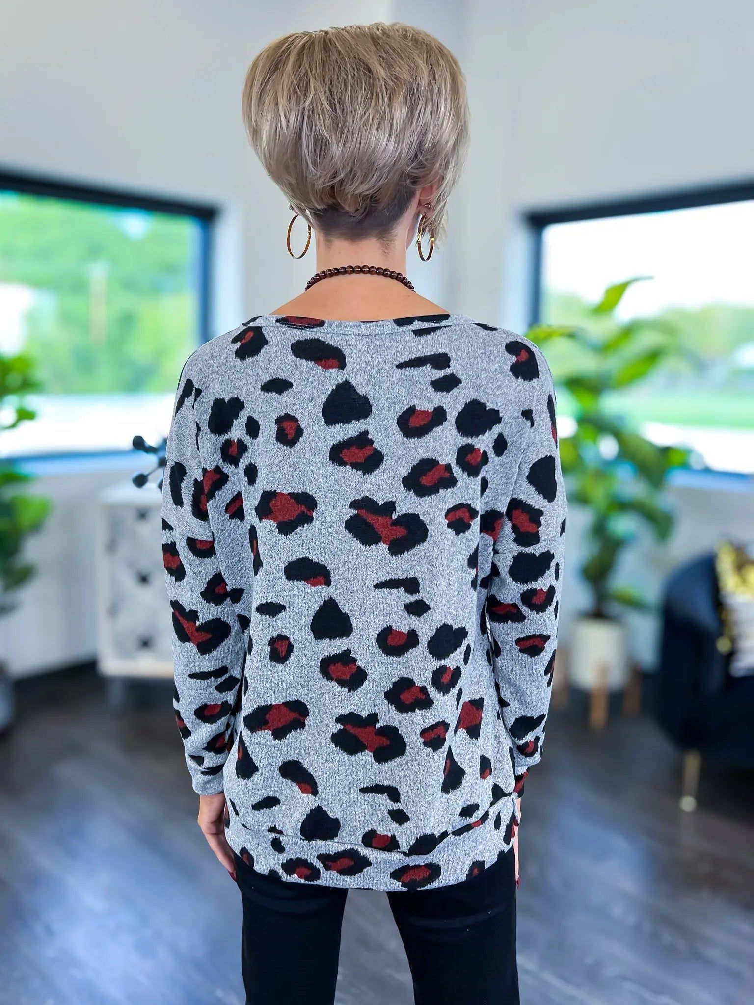 Grey Animal Weekender Top sold by ZZs product image thumbnail 5