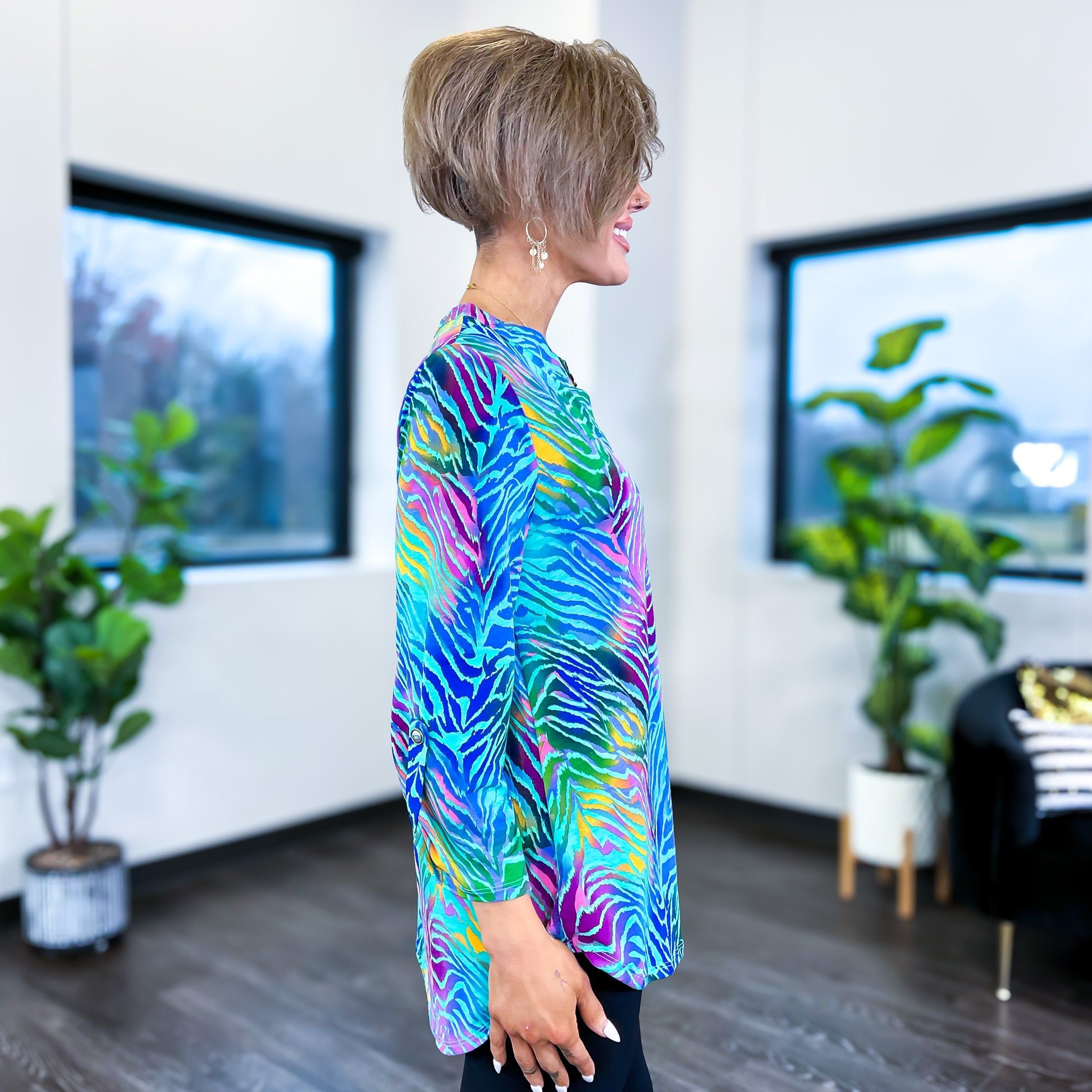 Mint Multi Vacay Lizzy Top sold by ZZs product image thumbnail 4