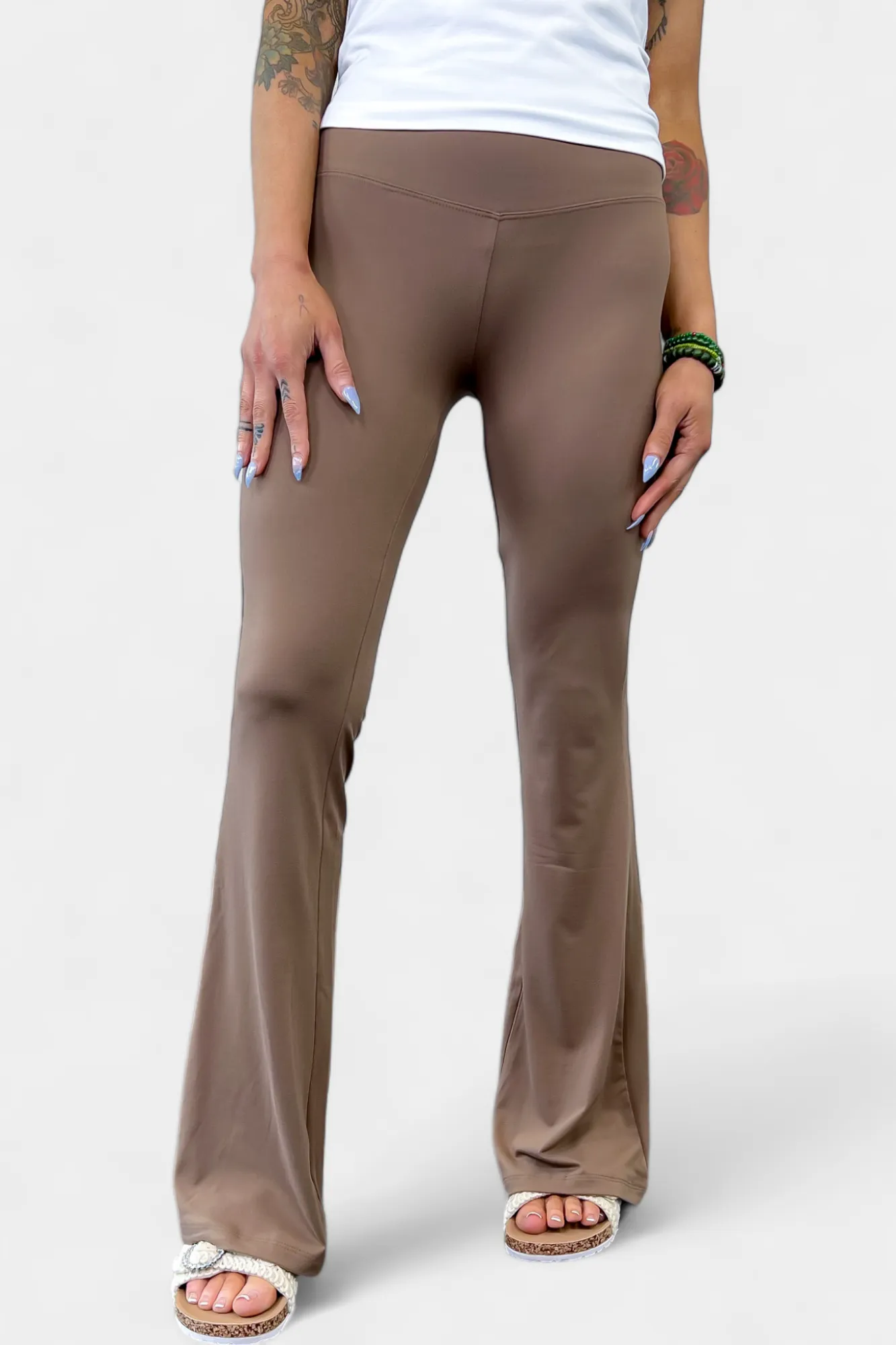 Mocha Buttery Yoga Pants sold by ZZs product image thumbnail 2