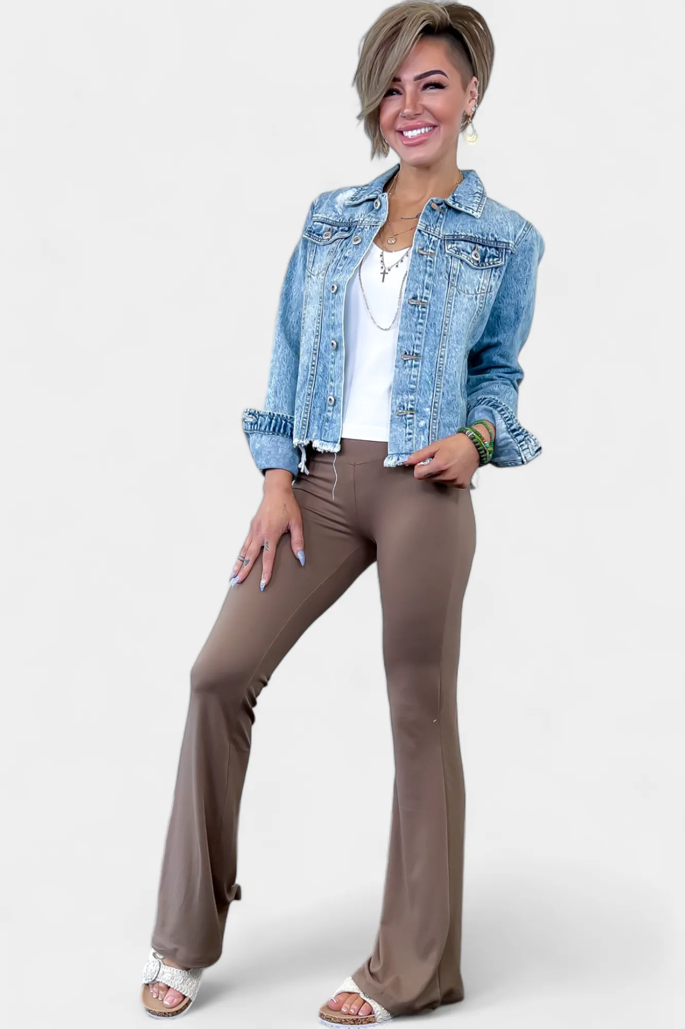 Mocha Buttery Yoga Pants sold by ZZs product image thumbnail 5