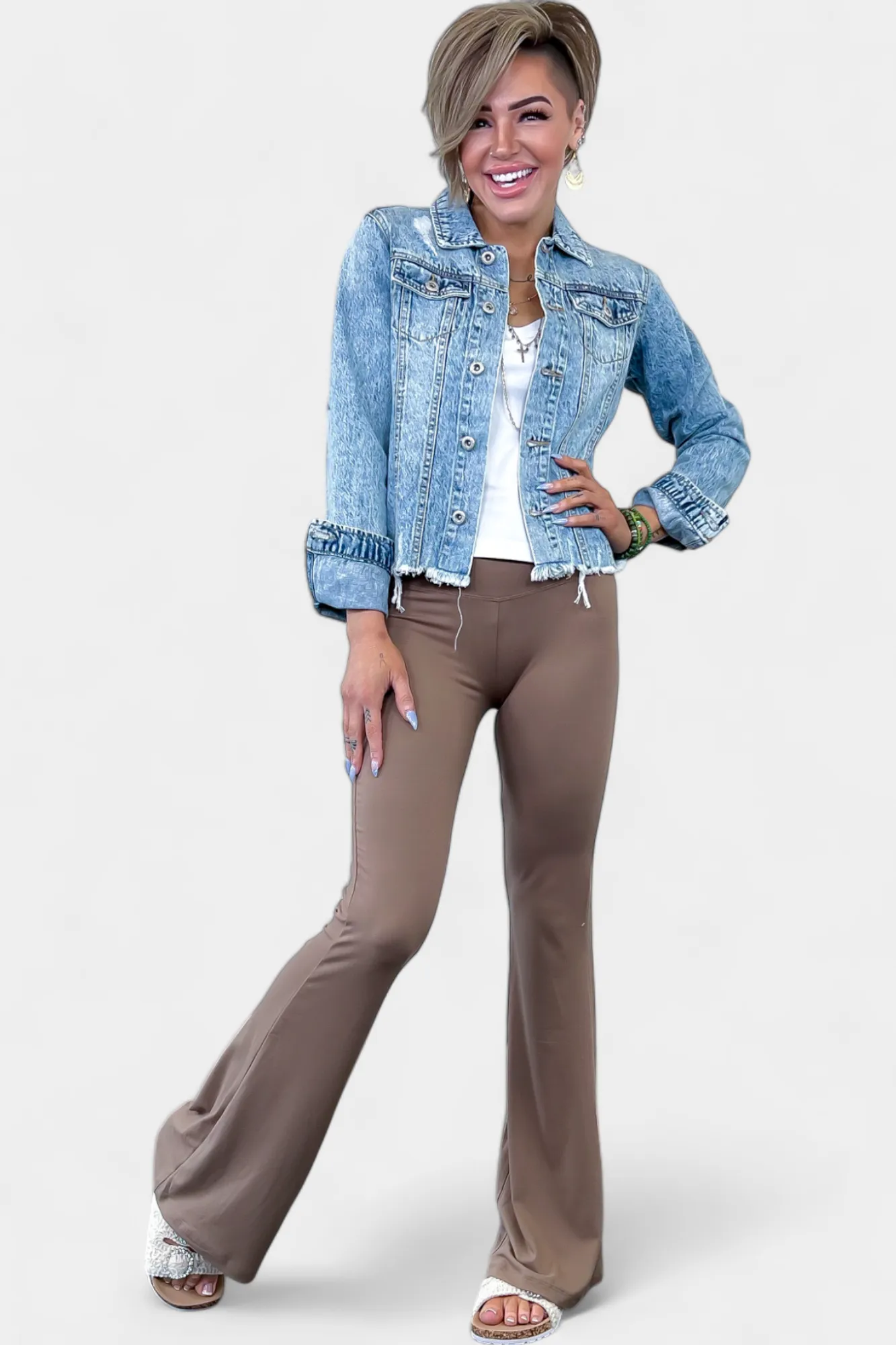 Mocha Buttery Yoga Pants sold by ZZs