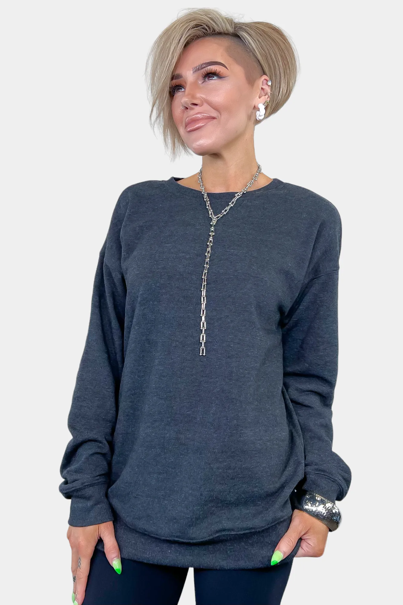 Basic Essential Sweatshirt sold by ZZs product image thumbnail 4