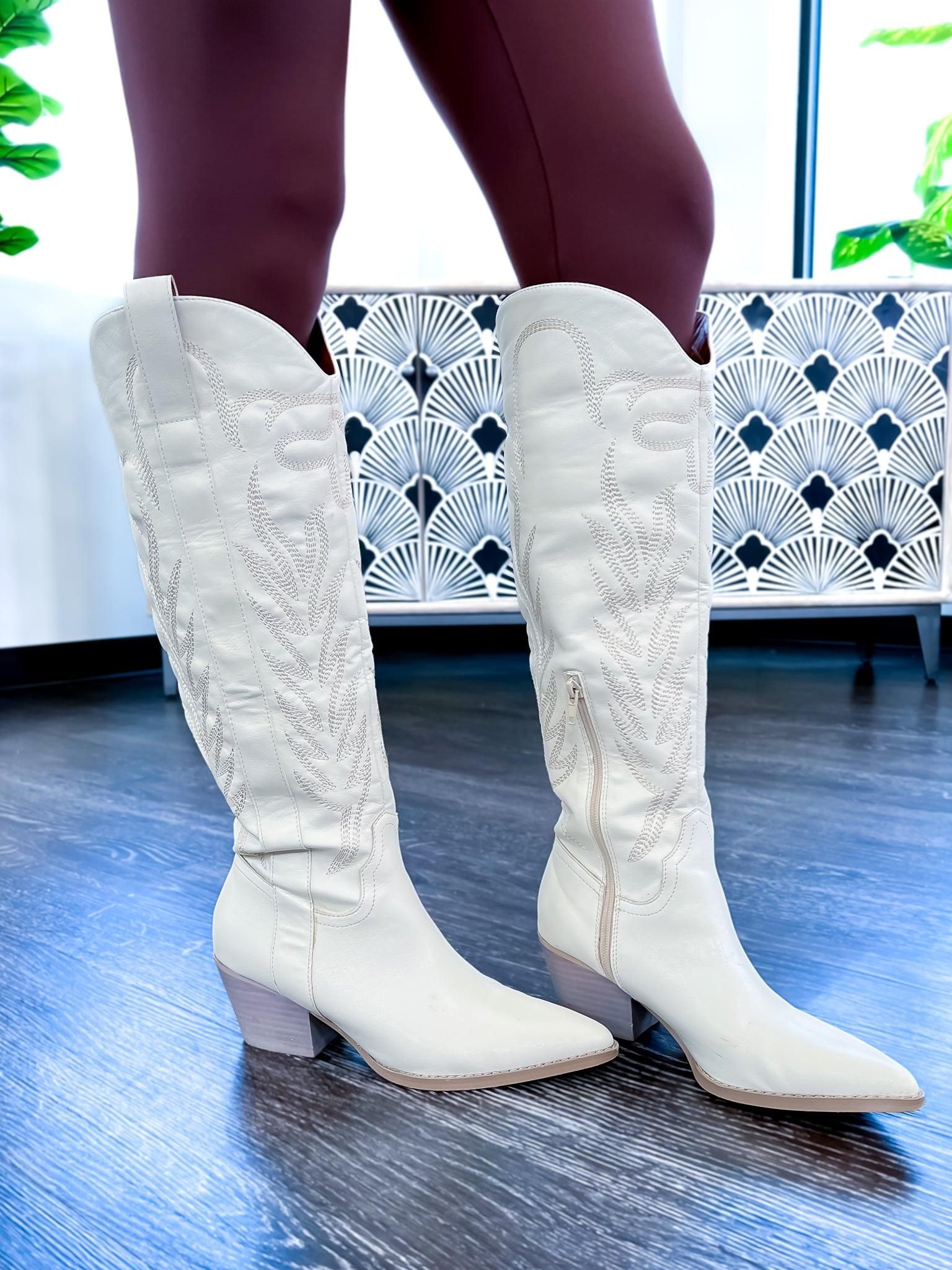 White Samara Boots sold by ZZs product image thumbnail 5