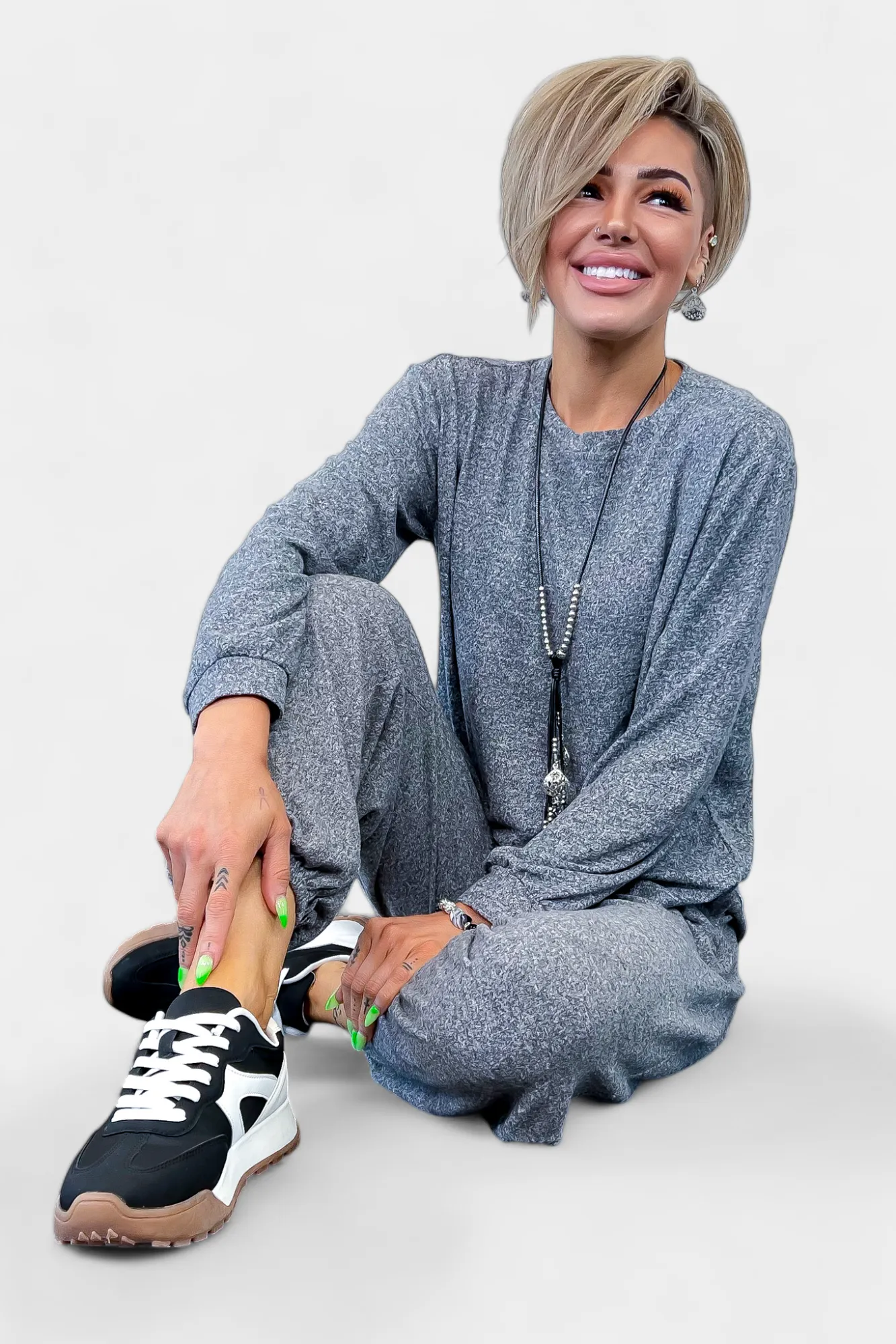 Long Sleeve Top & Joggers Set sold by ZZs