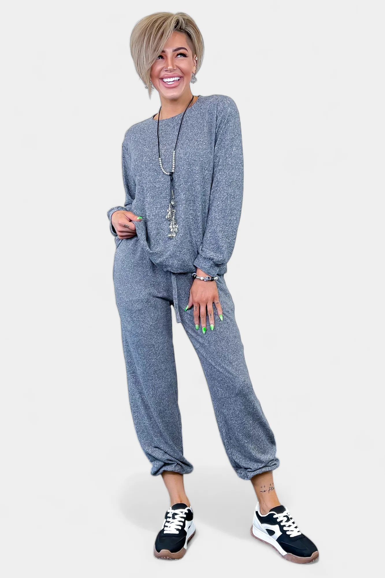 Long Sleeve Top & Joggers Set sold by ZZs product image thumbnail 2