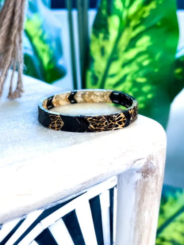 Animal Chevron Stretch Bracelet sold by ZZs