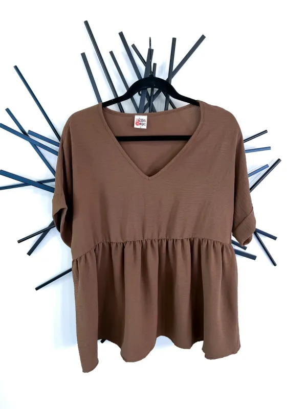 City Sleek Top | Coffee sold by ZZs