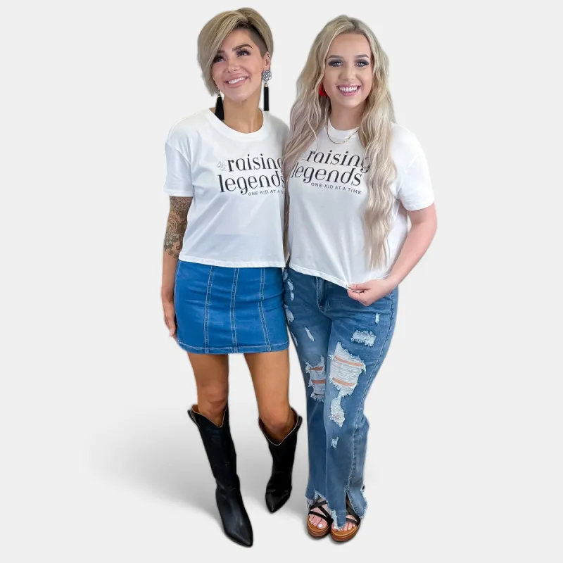 Raising Legends Crop Tee [NO RETURNS] sold by ZZs