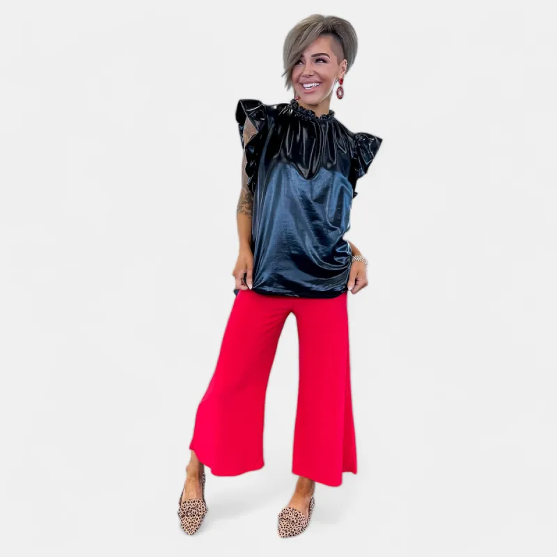 Black Layla Metallic Top [NO RETURNS] sold by ZZs