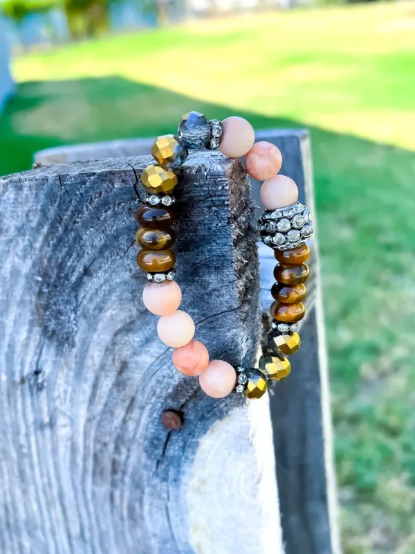 Peach Moment to Shine Bracelet sold by ZZs