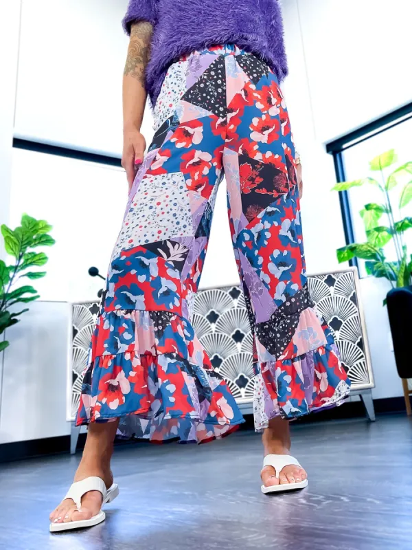 Gianna Pants | Patchwork [NO RETURNS] sold by ZZs