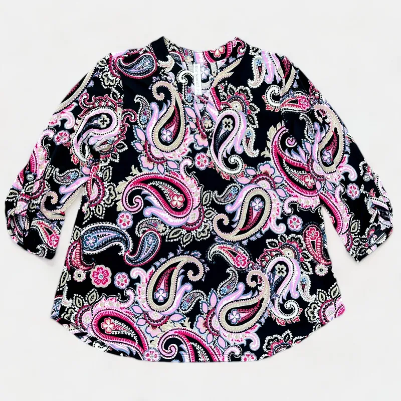 Black Paisley Lizzy Top sold by ZZs