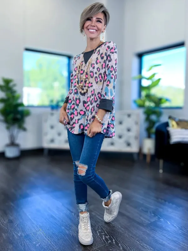 Animal Print Saturday Top sold by ZZs