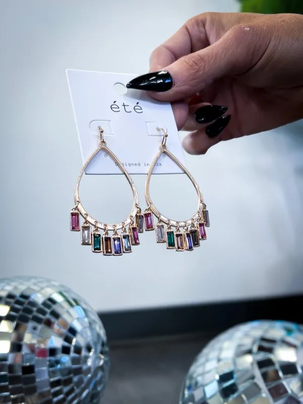 Crystal Charm Earrings | Multi sold by ZZs