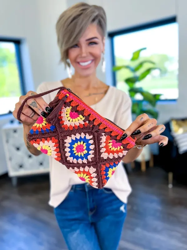 Crochet Tile Wristlet sold by ZZs