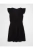 AE Smocked Flutter Sleeve Mini Dress Women's Black S sold by American Eagle