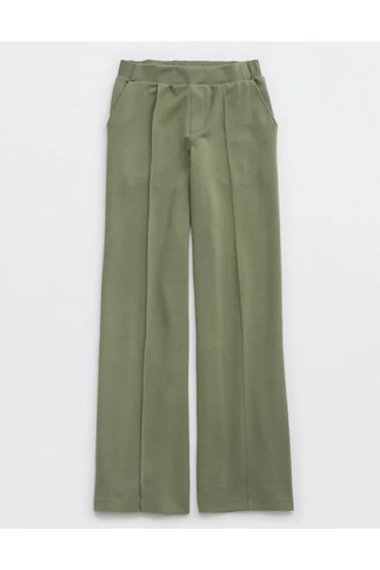 OFFLINE By Aerie ChillUp Trouser Women's Olive Fun XS sold by American Eagle