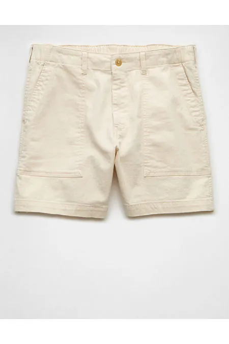 AE 7" Flex Utility Short Men's Natural XS sold by American Eagle