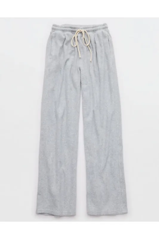 Aerie Sherpa Trouser Women's Medium Heather Gray M sold by American Eagle