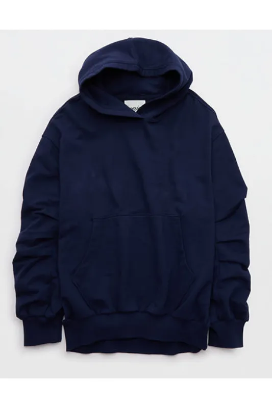 Aerie Jet Setter Hoodie Women's Navy XXL made by American Eagle