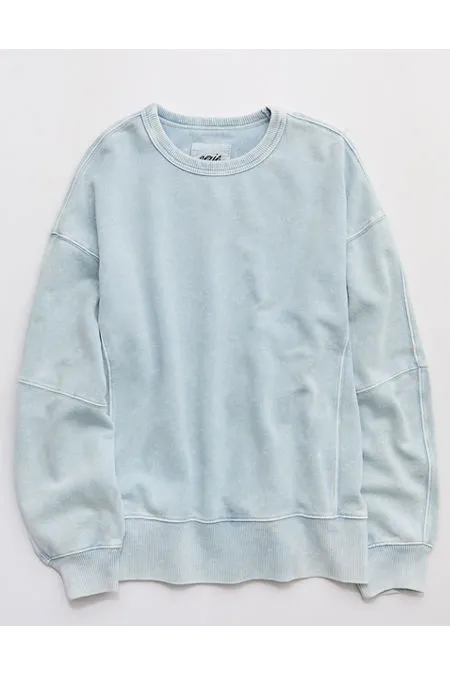 Aerie Go-To Sweatshirt Women's Cloud Wash XXL sold by American Eagle